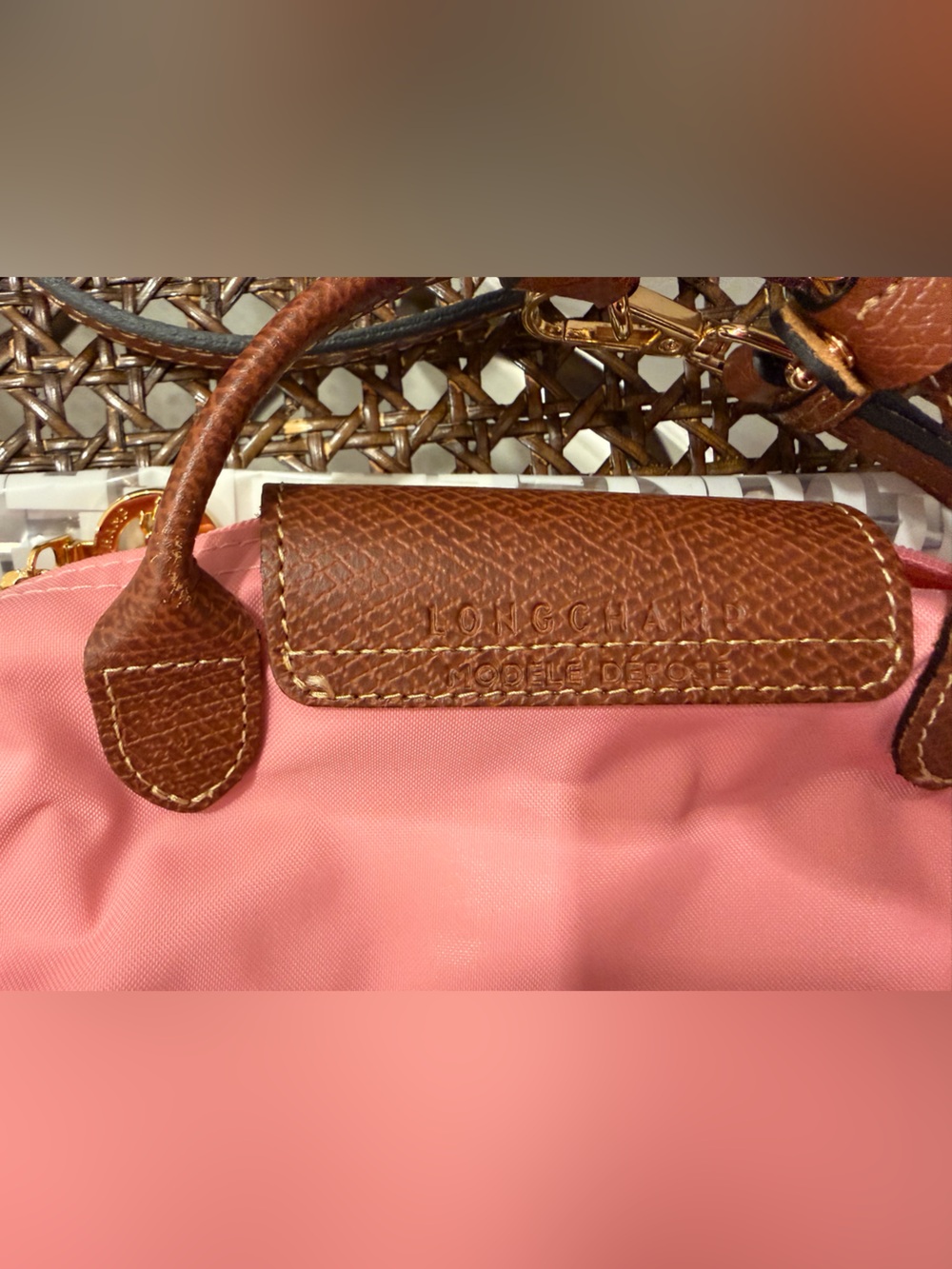 Longchamp LE Pliage Original Canvas Pouch - Picture 5 of 8